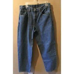 Levi's 560 Jeans Men's 34X32 Baggy Tapered Leg Zip Fly Medium Wash Blue Denim